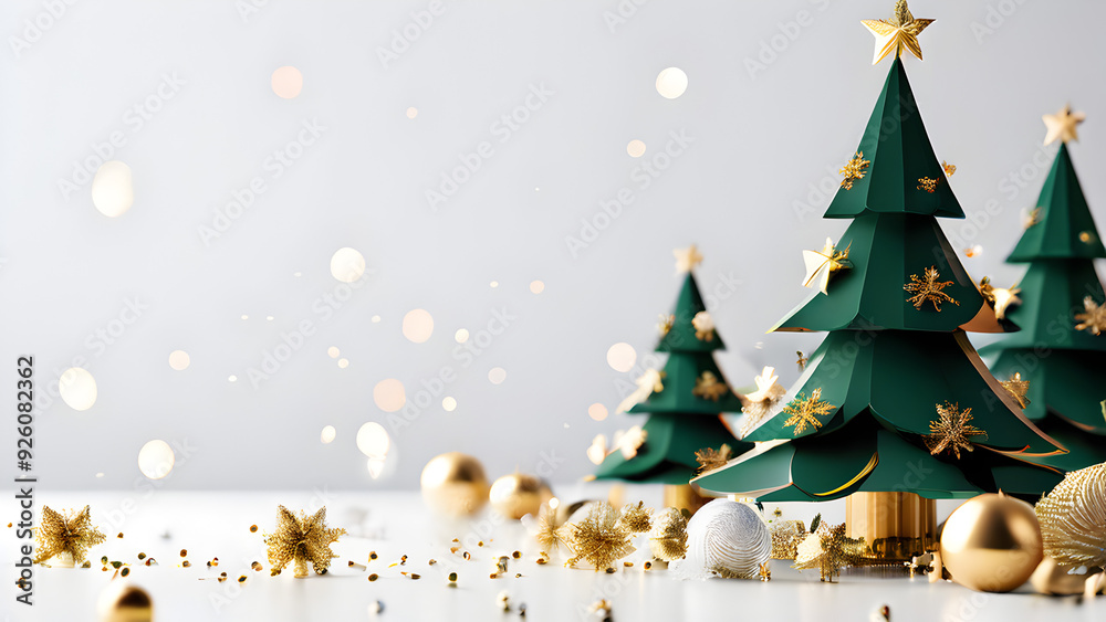 A contemporary Christmas design. A contemporary Christmas design.