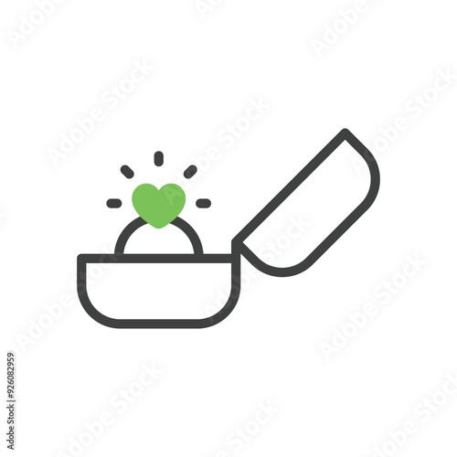 Engagement vector icon