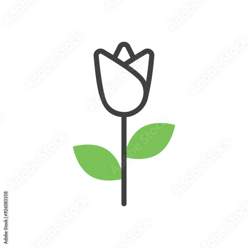 Flower vector icon