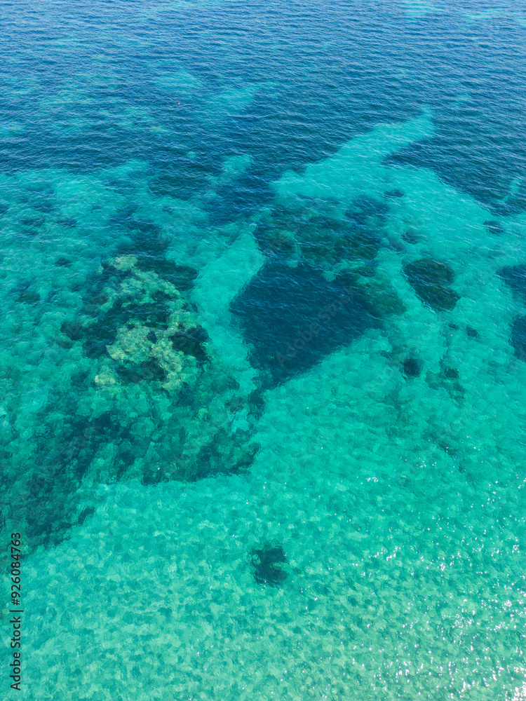 Obraz premium Emerald Sardegna water and coast