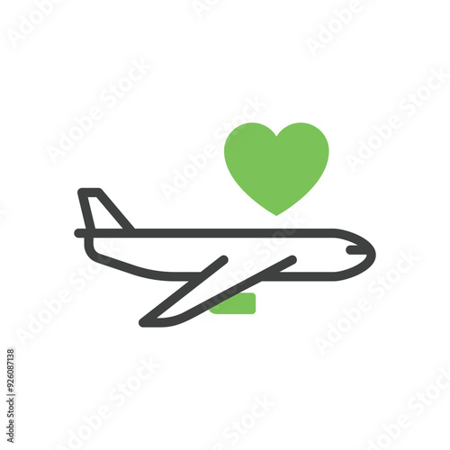 Honeymoon vector icon