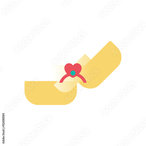 Engagement vector icon