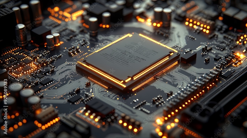 Futuristic Circuit Board. Technology and Innovation concept Futuristic Circuit Board. Technology and Innovation concept