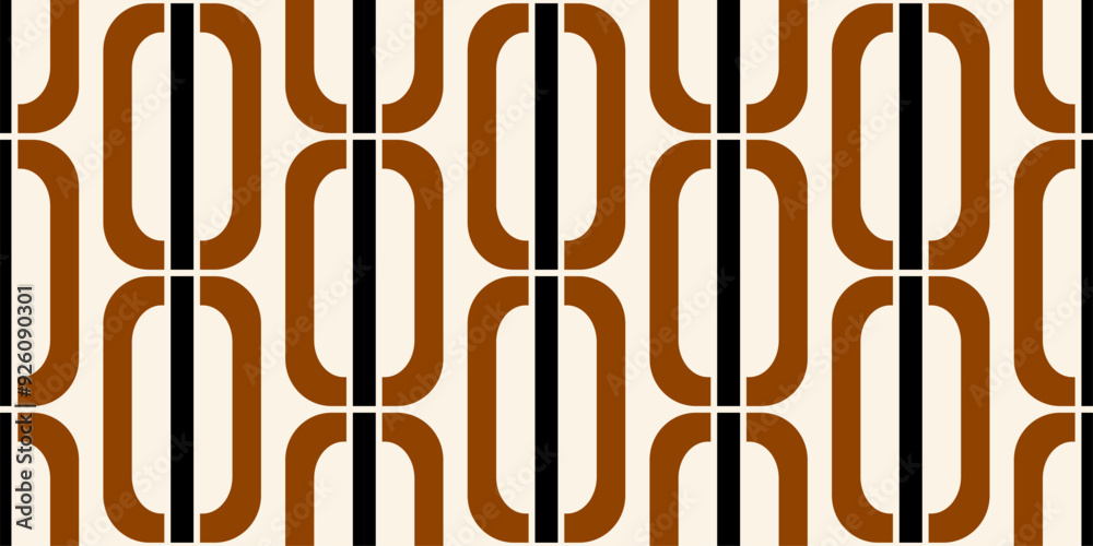 Seamless geometric chain pattern. Vector Illustration Seamless geometric chain pattern. Vector Illustration