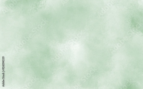 Soft Green Watercolor Paper Texture Background 1