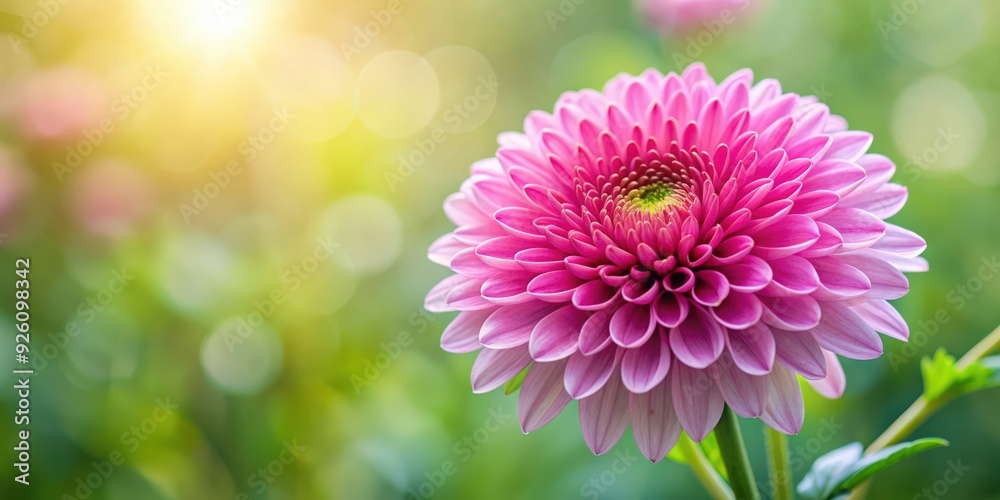 Fototapeta premium Pink chrysanthemum flower blooming, pink, chrysanthemum, flower, bloom, nature, plant, petal, garden, vibrant, beauty, flora