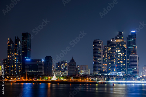 Night view of Qingdao City