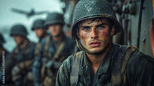 portrait of a ww2 soldier