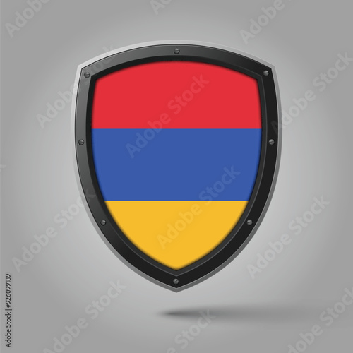 National Shield of ARMENIA Flag with Original color Free Download National Shield of ARMENIA Flag with Original color - GFXLoad