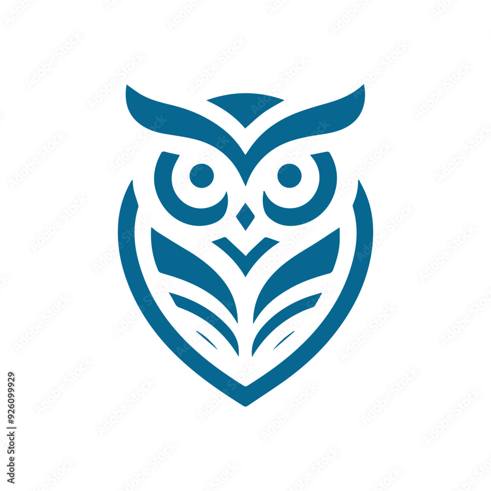 modern minimal owl illustration logo modern minimal owl illustration logo