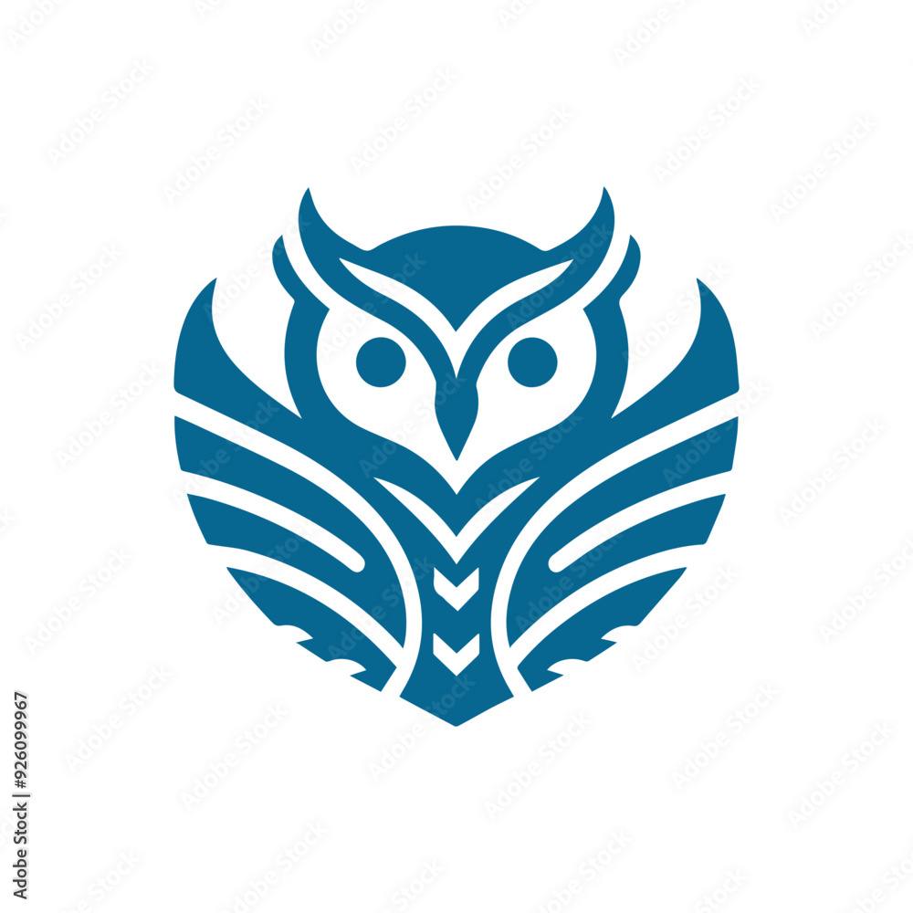 modern minimal owl illustration logo modern minimal owl illustration logo