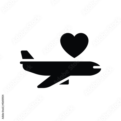 Honeymoon vector icon