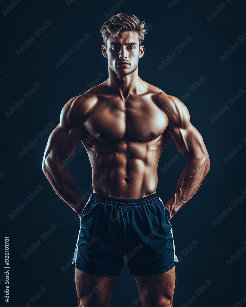 Obraz premium Chiseled Strength: The Ultimate Male Physique