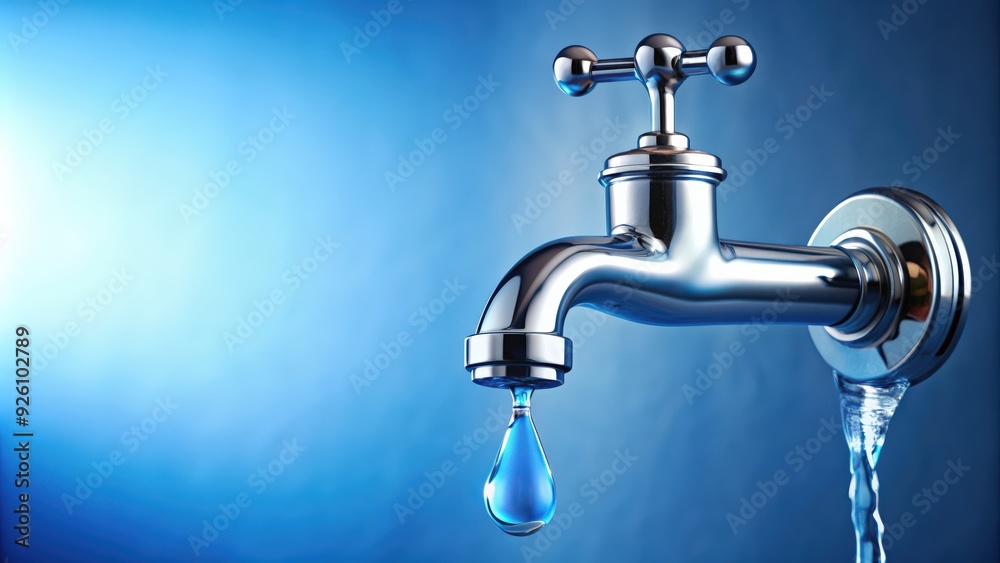 A close-up photo of a tap with water drops falling down, tap, drops, water, close-up, metal, bathroom, plumbing, shiny, clean A close-up photo of a tap with water drops falling down, tap, drops, water, close-up, metal, bathroom, plumbing, shiny, clean