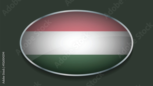 Eclipse Shape of HUNGARY Flag with Original color Free Download Eclipse Shape of HUNGARY Flag with Original color - GFXLoad