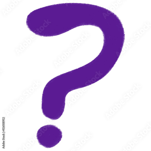purple question mark