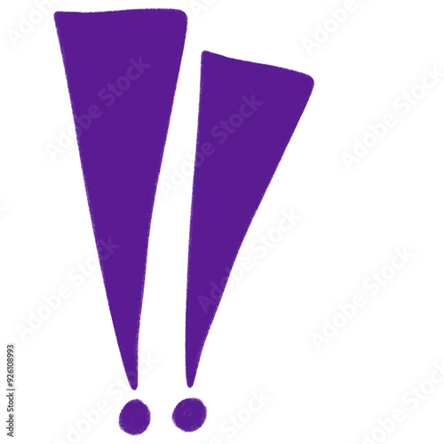 purple exclamation mark