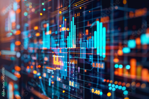 Wallpaper Mural Abstract Data Visualization Torontodigital.ca