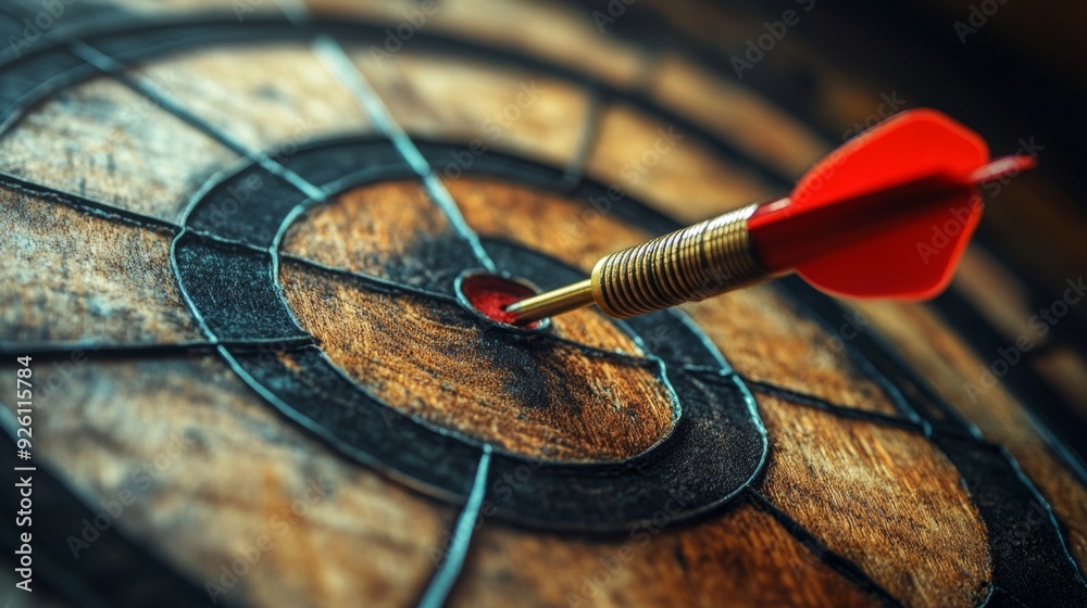 Bullseye - Dart Hitting Target Bullseye - Dart Hitting Target