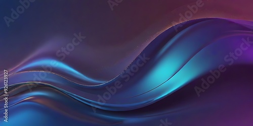 Technology digital wave background concept. curved wave in motion colorful gradient design on background