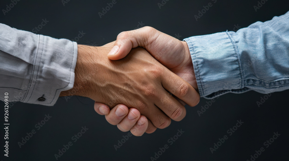 A close-up shot of a handshake between two people, symbolizing business agreement, partnership, or cooperation. A close-up shot of a handshake between two people, symbolizing business agreement, partnership, or cooperation.