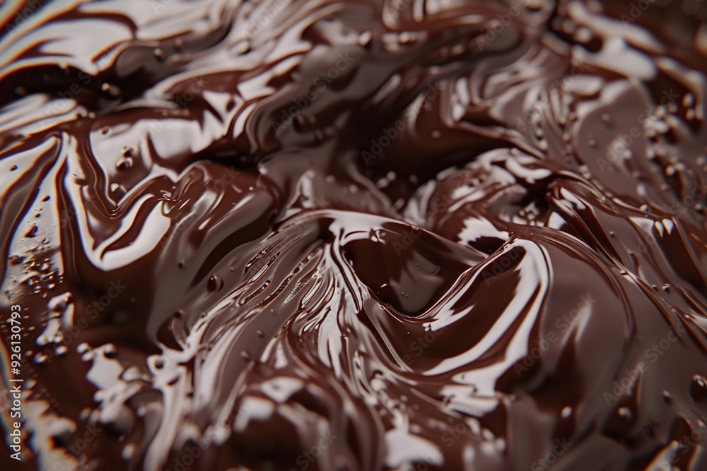 ai generative liquid chocolate background ai generative liquid chocolate background