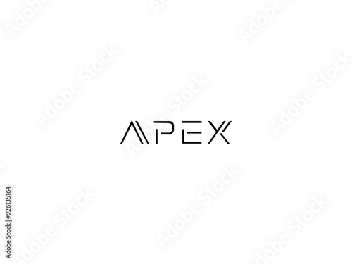 Apex logo design vector
