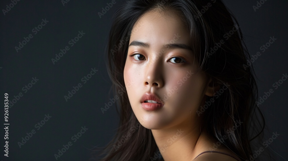 Beauty portraits of beautiful young Asian woman Beauty portraits of beautiful young Asian woman
