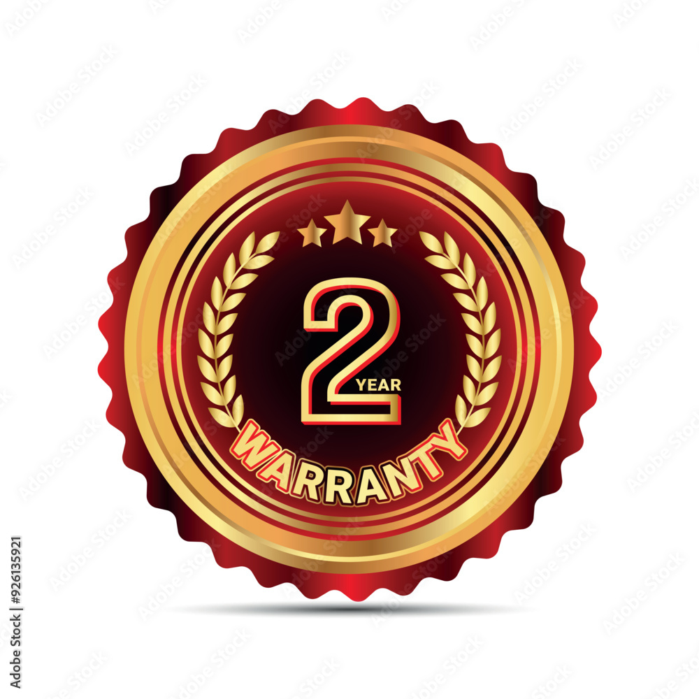 2 year warranty badge for packaging sticker warranty sticker badge 2 year warranty badge for packaging sticker warranty sticker badge