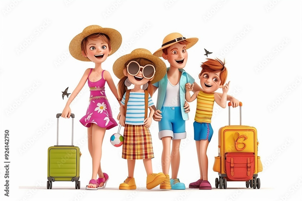 a group of people standing next to each other with luggage a group of people standing next to each other with luggage