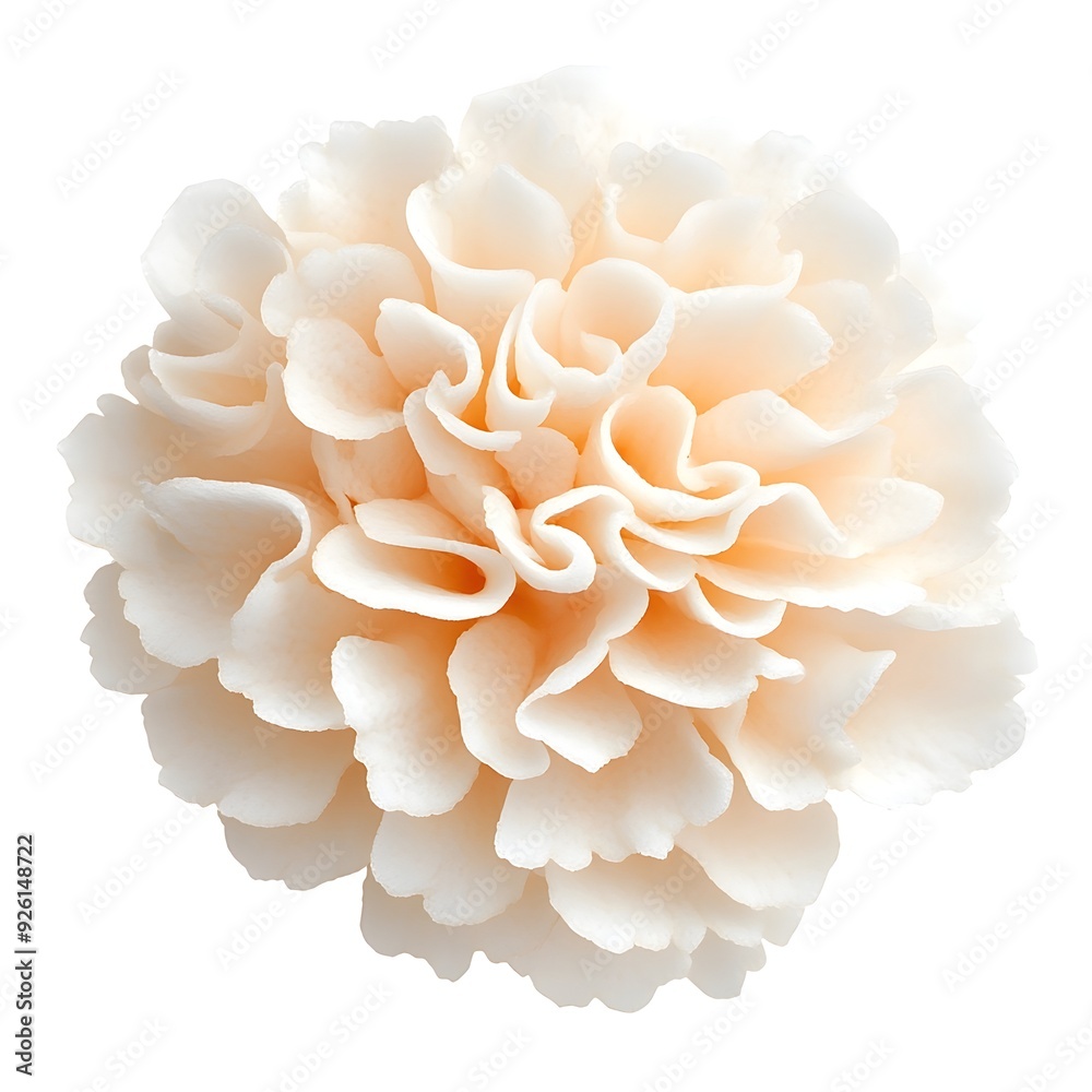 Perfectly Crafted Mini Croffle Dessert on Pristine White Background Perfectly Crafted Mini Croffle Dessert on Pristine White Background