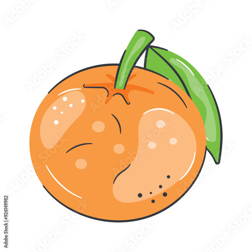 Organic fruit, have a look at this beautifully designed icon of orange