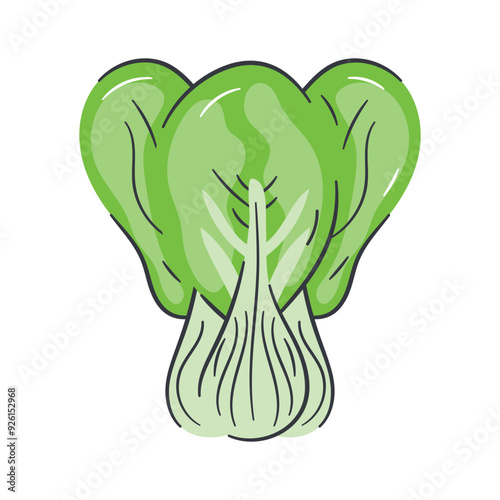 Beautifully designed Bok Choy vector in modern style, ready to use icon