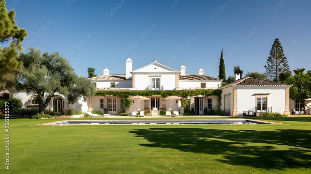 A beautiful white villa A beautiful white villa
