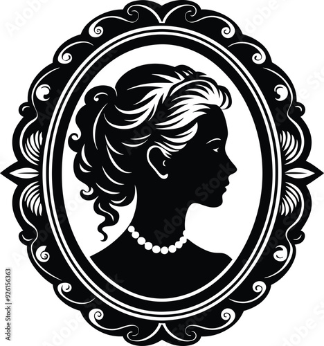 cameo silhouette , cute cameo silhouette , cameo woman silhouette