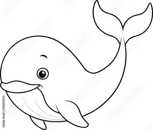 whale coloring page