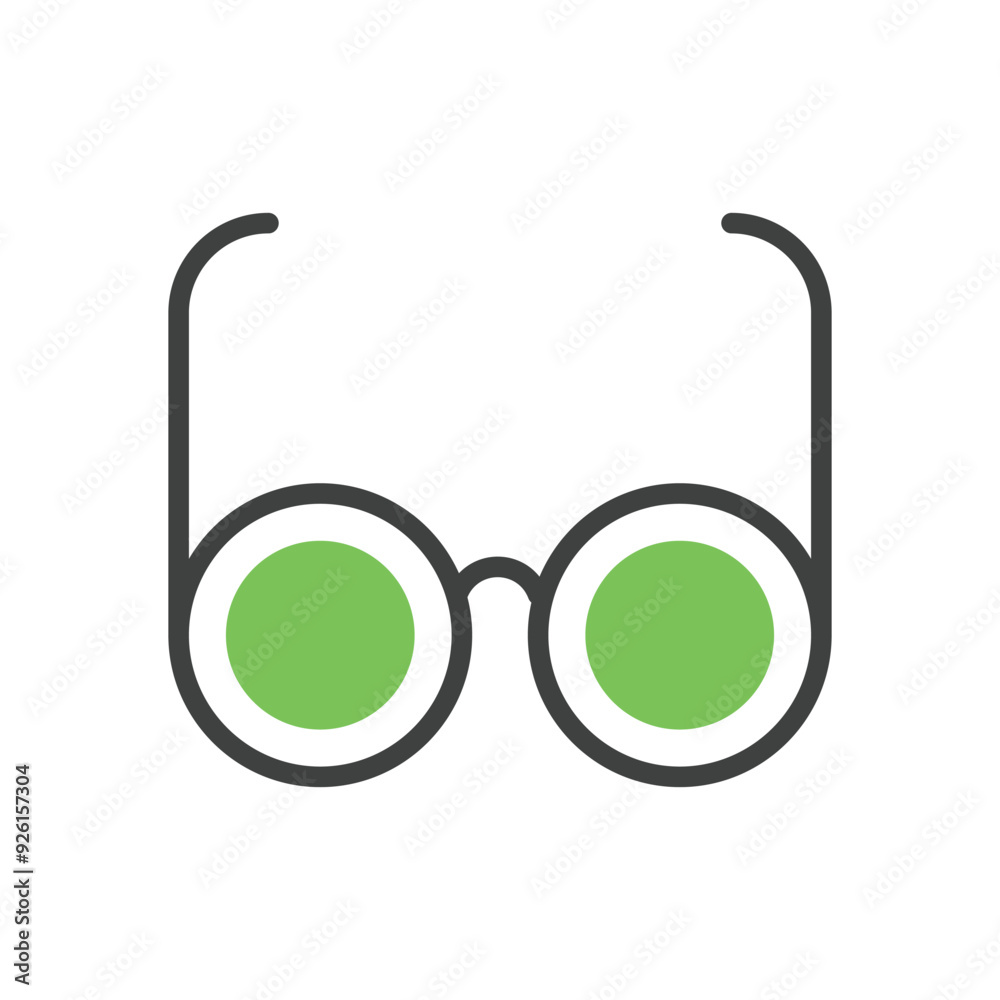 Eyeglasses vector icon