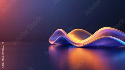 3D rendering in Dreamworks style featuring an audio wave, AI intelligence, a SaaS platform, and a sleek executive profile, all set against a neon gradient background. --ar 169 --v 6.0 --s 750.