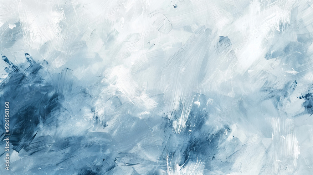 Abstract watercolor painting style design with blurred details, white and blue straight, and wavy brush strokes. Abstract watercolor painting style design with blurred details, white and blue straight, and wavy brush strokes.