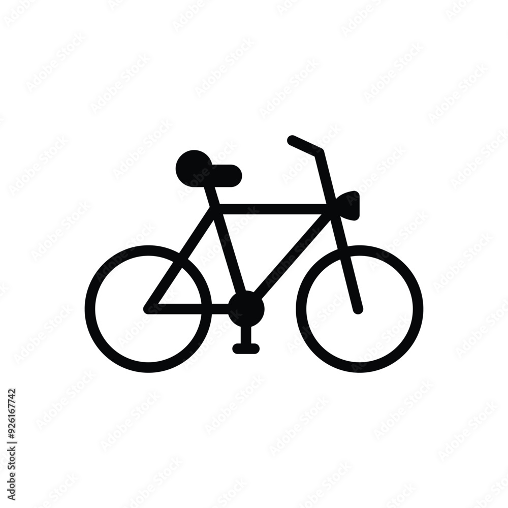 Bike Trip vector icon