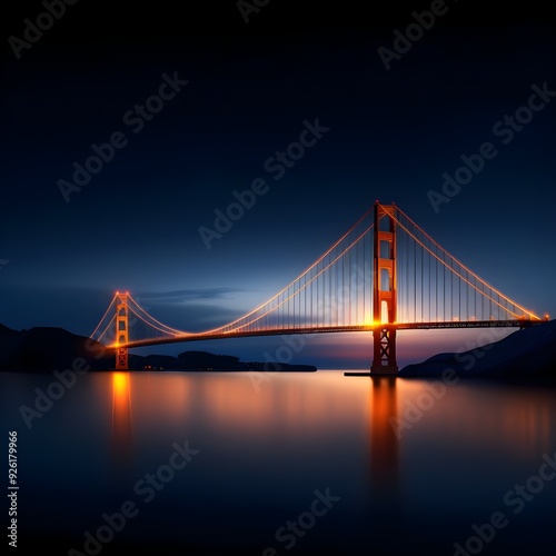 Ultra-realistic photo of the Golden Gate Bridge --v 6.0 --s 750.