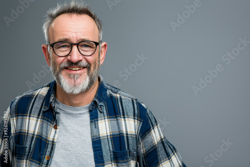 Enthusiastic Coach in Casual Attire Positively Motivating - Isolated Portrait with Professional Pose