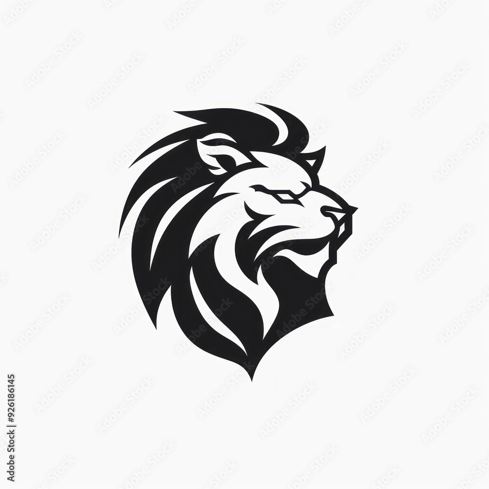 Obraz premium animal icon and logo on a white background Created with Generative AI technology