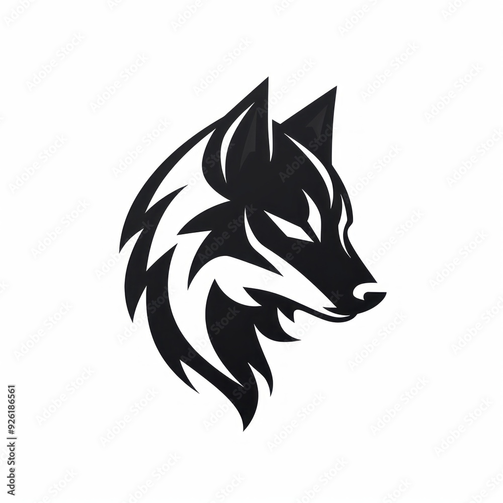animal icon and logo on a white background Created with Generative AI technology animal icon and logo on a white background Created with Generative AI technology