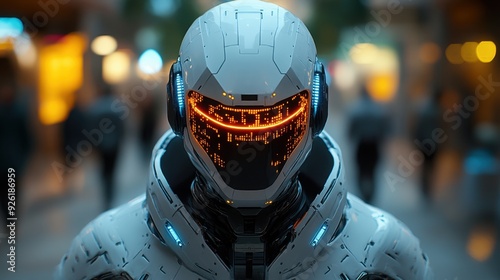 Wallpaper Mural Anonymous robotic hacker in a dark environment, representing cybercrime and cybersecurity threats in the digital age. A conceptual view of the risks and dangers of cyberattacks. Torontodigital.ca