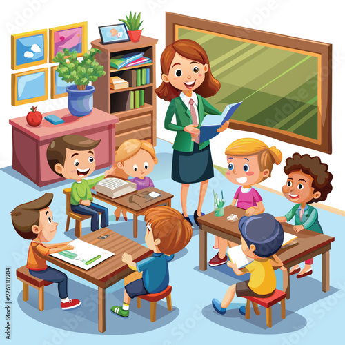 Back to school vector poster