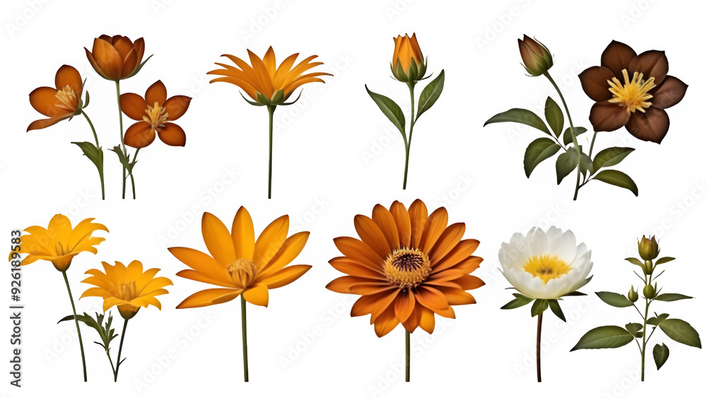 Set of flower Set of flower