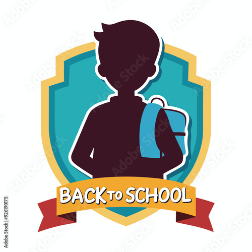 Back to school vector poster