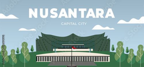 Nusantara capital city of Indonesia photo