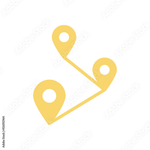 Route vector icon